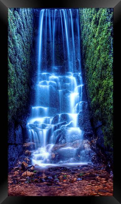 Waterfall Framed Print by Andrew Driver