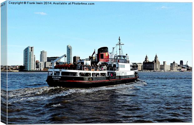 The Mersey ferryboat Royal Daffodil Canvas Print by Frank Irwin