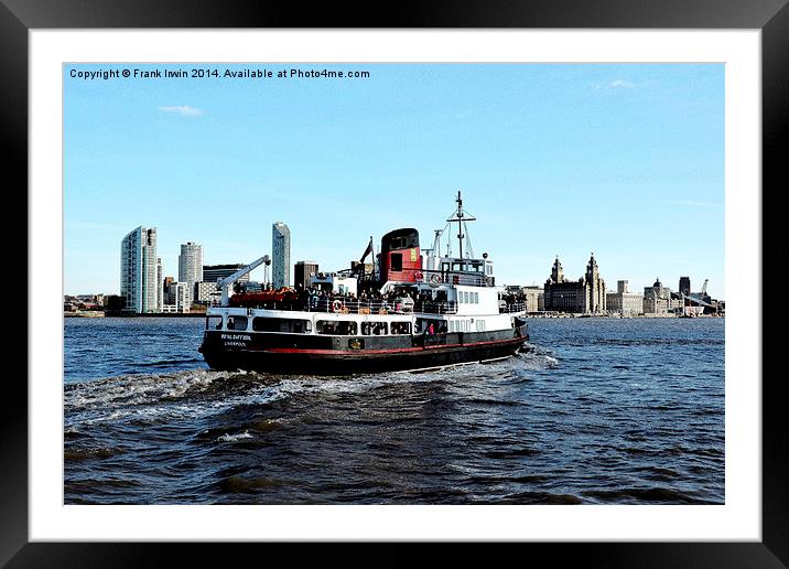 The Mersey ferryboat Royal Daffodil Framed Mounted Print by Frank Irwin