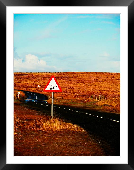 follow the road Framed Mounted Print by Alexia Miles