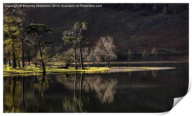 Buttermere Print by Beverley Middleton