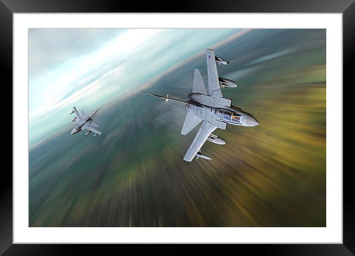 Tornado GR4 Framed Mounted Print by Oxon Images