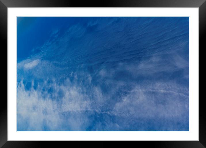 Flowing clouds Framed Mounted Print by David Pyatt