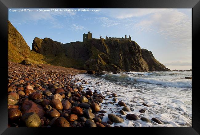 Ruins of Dunnottar Castle Framed Print by Tommy Dickson
