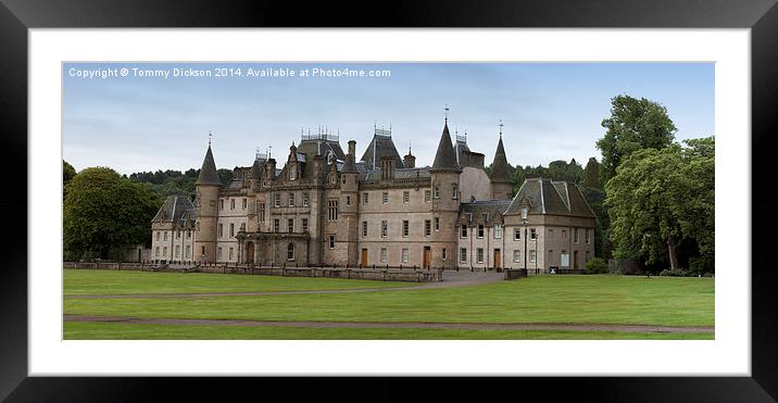 Majestic Callendar House Framed Mounted Print by Tommy Dickson