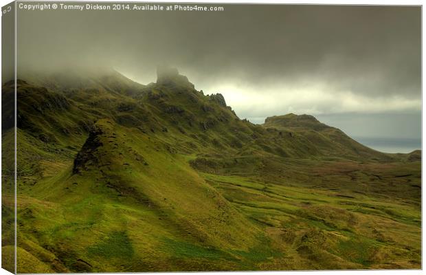 Enchanting Mystique of Quiraing Canvas Print by Tommy Dickson