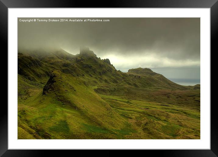 Enchanting Mystique of Quiraing Framed Mounted Print by Tommy Dickson