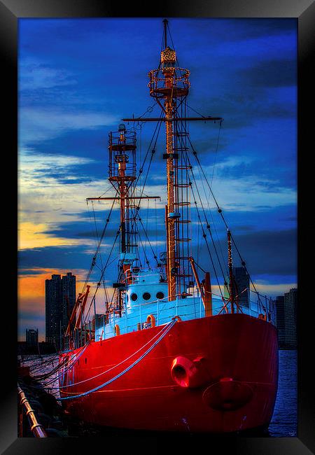 The Lightship Nantucket Framed Print by Chris Lord