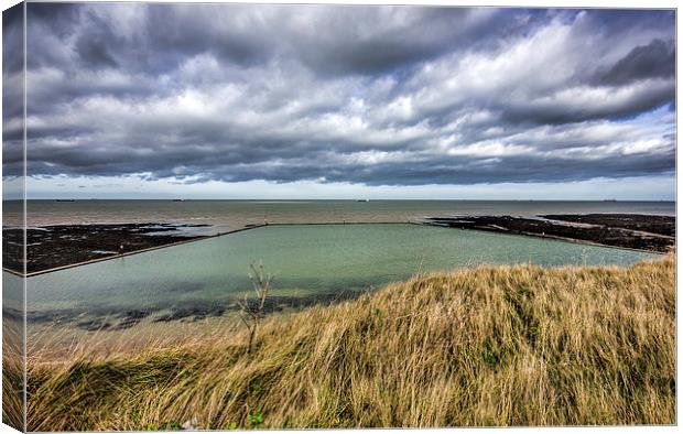 View from the cliff top Canvas Print by Thanet Photos