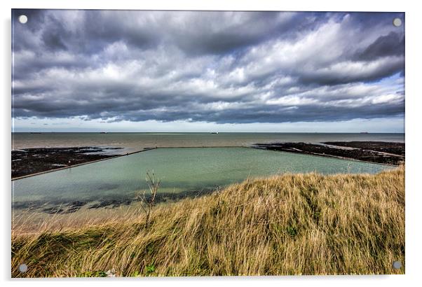 View from the cliff top Acrylic by Thanet Photos