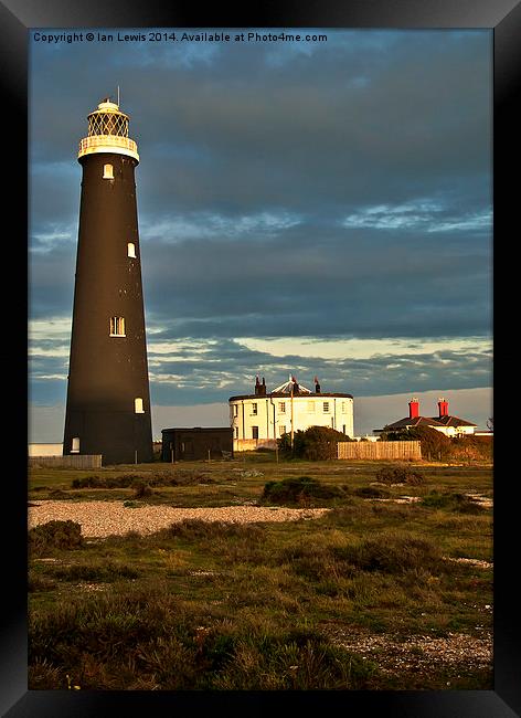 The Old Lighthouse at Dungeness Framed Print by Ian Lewis
