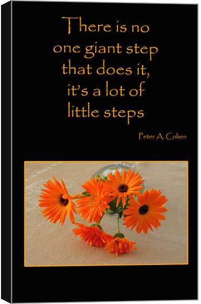 Little Steps Canvas Print by Randi Grace Nilsberg