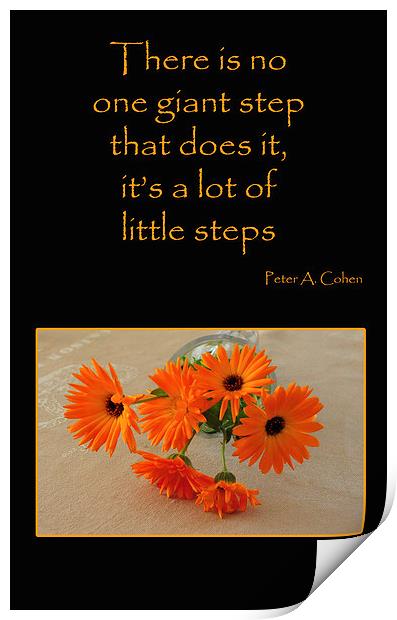 Little Steps Print by Randi Grace Nilsberg
