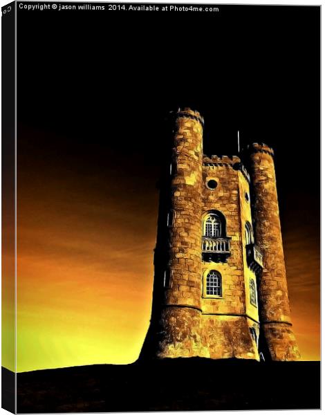 Broadway Tower Canvas Print by Jason Williams