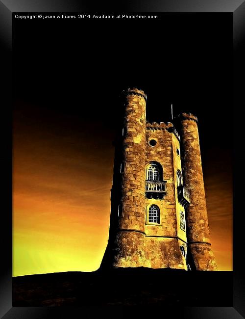 Broadway Tower Framed Print by Jason Williams