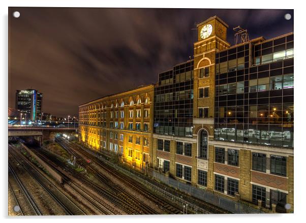 Old storage building in Kensington Acrylic by Laco Hubaty