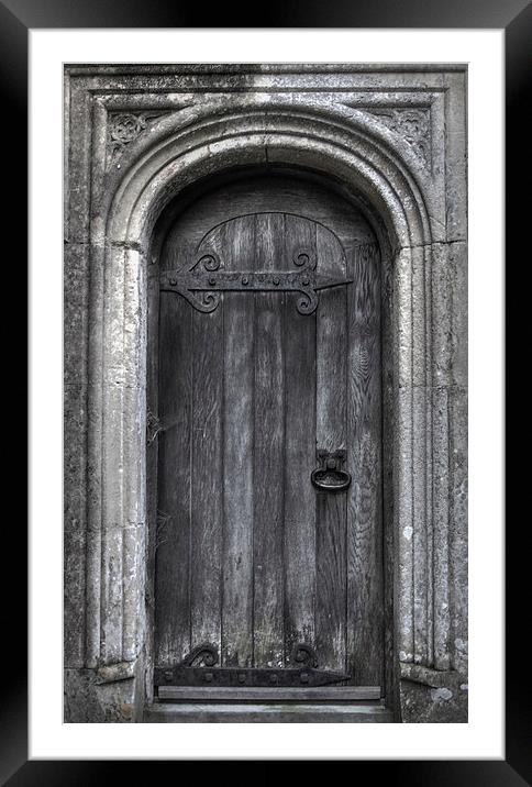 The Door to... Framed Mounted Print by frank martyn
