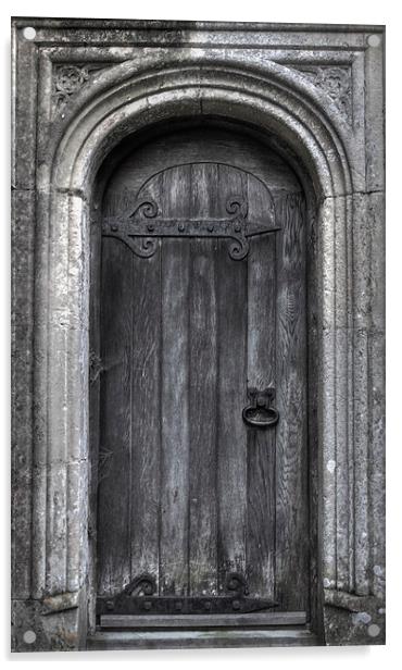 The Door to... Acrylic by frank martyn