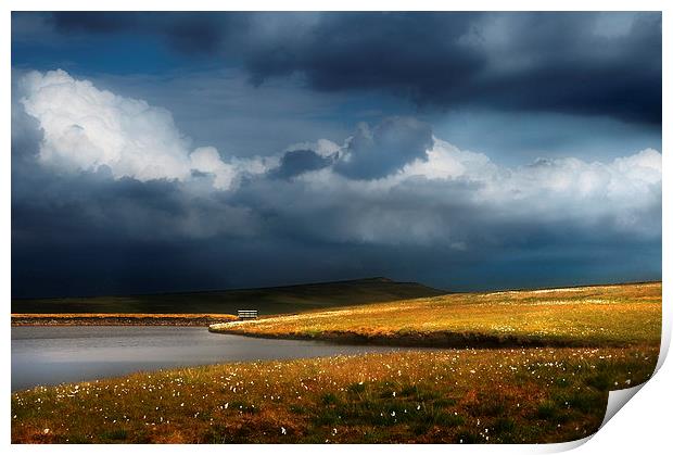 Storm over blackmoss Print by Robert Fielding