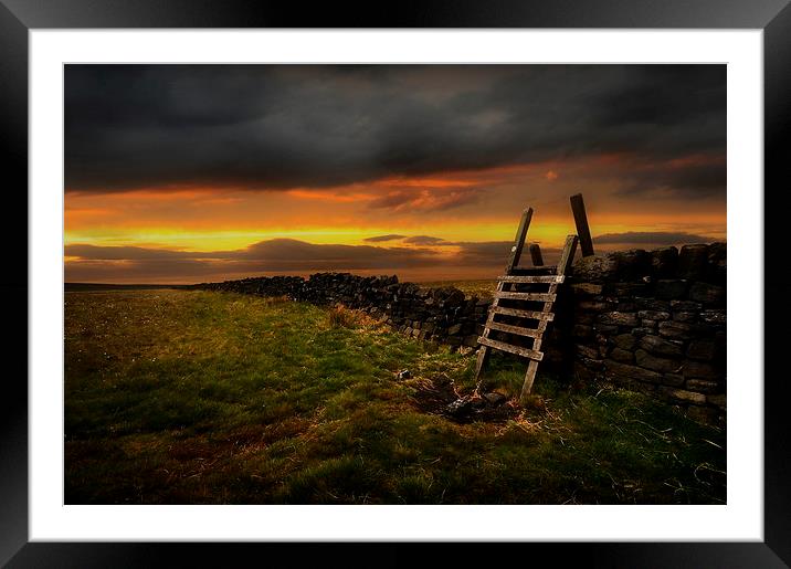 The stile Framed Mounted Print by Robert Fielding