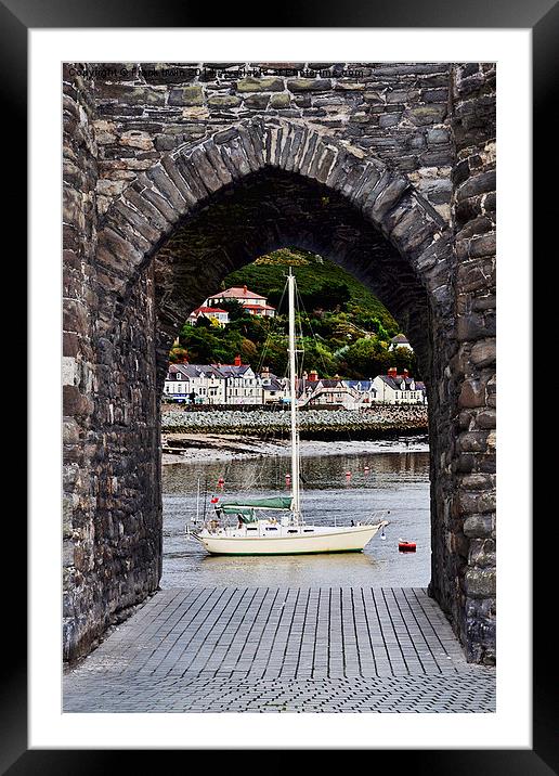 A picturesque archway in Wales Framed Mounted Print by Frank Irwin