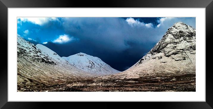 A Scottish Winter Framed Mounted Print by Andy Freeman