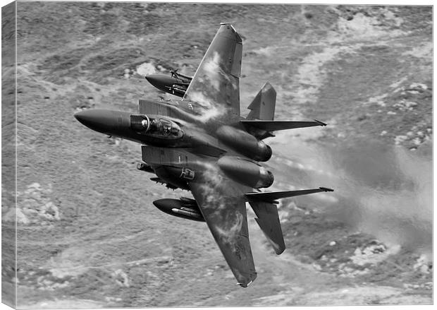 F15 in North Wales Canvas Print by Rory Trappe