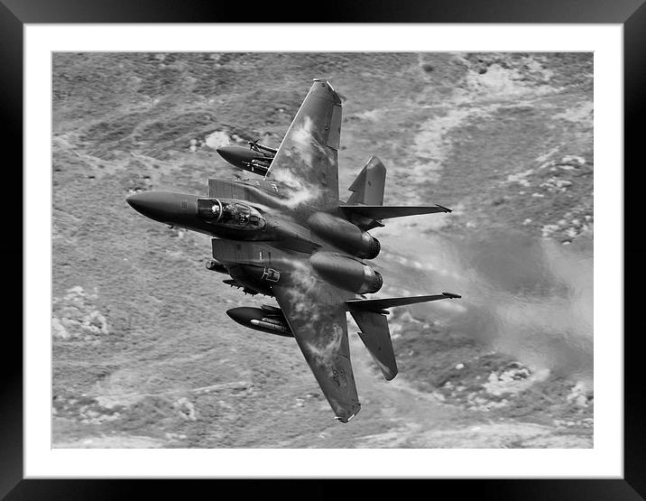 F15 in North Wales Framed Mounted Print by Rory Trappe