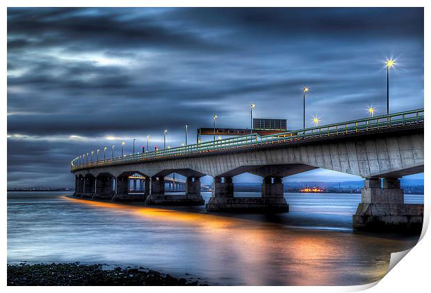 The Severn Bridge Print by Simon West