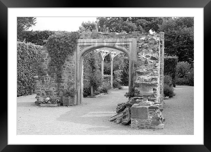 Victorian Garden Framed Mounted Print by Gail Porthouse
