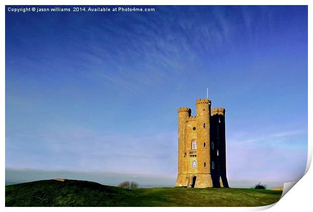 Broadway Tower (#1 Colour) Print by Jason Williams
