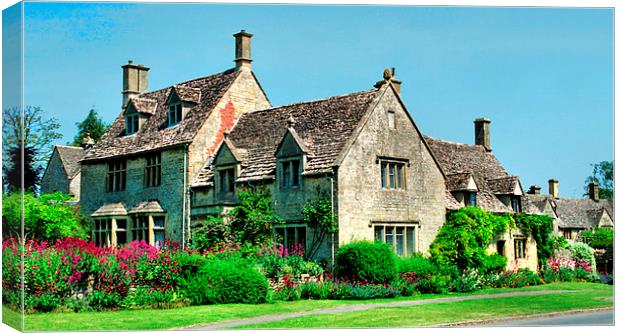 Chipping Campden Cottage Canvas Print by Carole-Anne Fooks