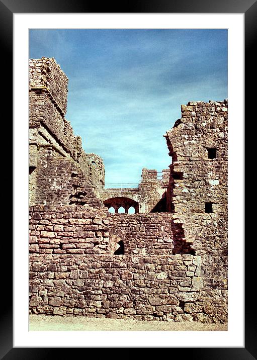 Pembroke Castle Wales Framed Mounted Print by Carole-Anne Fooks