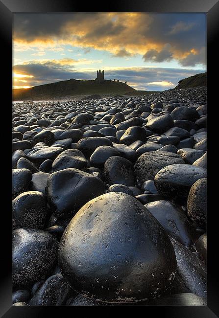 Dunstanburgh Castle, Northumberland Framed Print by Martin Williams