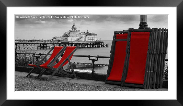 Eastbourne pier Framed Mounted Print by Andy Huntley