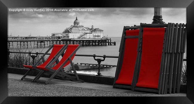 Eastbourne pier Framed Print by Andy Huntley
