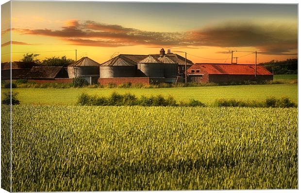 The old farm Canvas Print by Robert Fielding