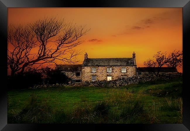 Country life on Hadrian s wall Framed Print by Robert Fielding