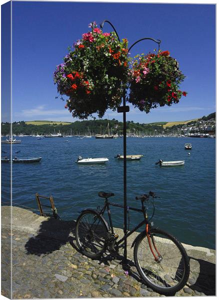 JST2946 Bikes, Baskets and Boats Canvas Print by Jim Tampin