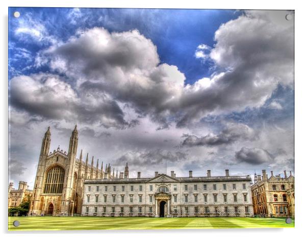 Kings College Cambridge Acrylic by Andy Huntley