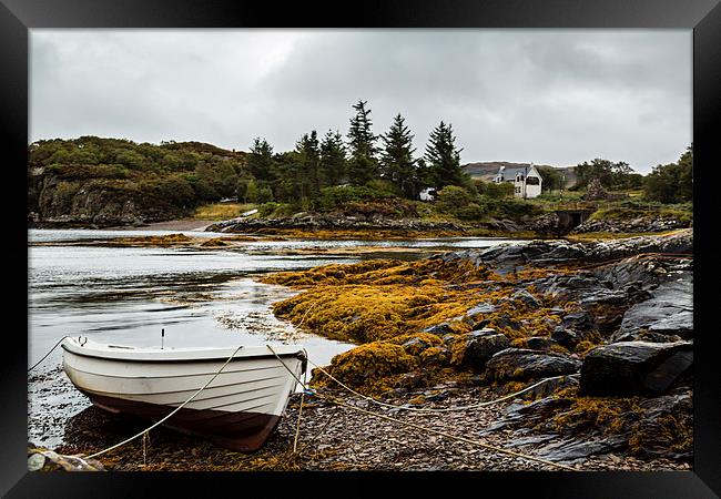 The Bay - Drumbuie, Scotland Framed Print by David Lewins (LRPS)