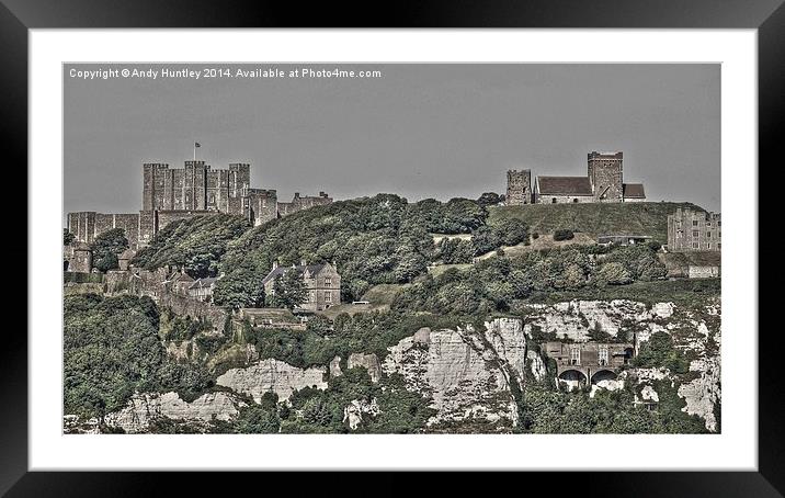 Dover Castle Framed Mounted Print by Andy Huntley