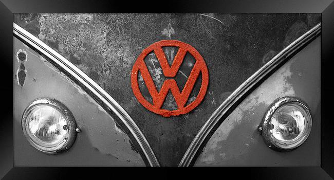 VW logo Framed Print by Andy Huntley