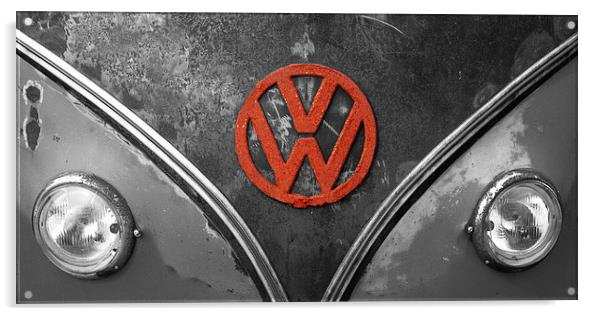 VW logo Acrylic by Andy Huntley