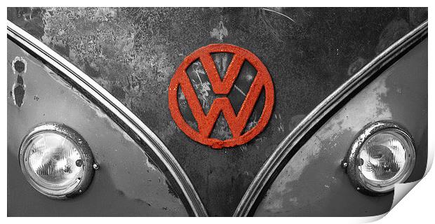 VW logo Print by Andy Huntley