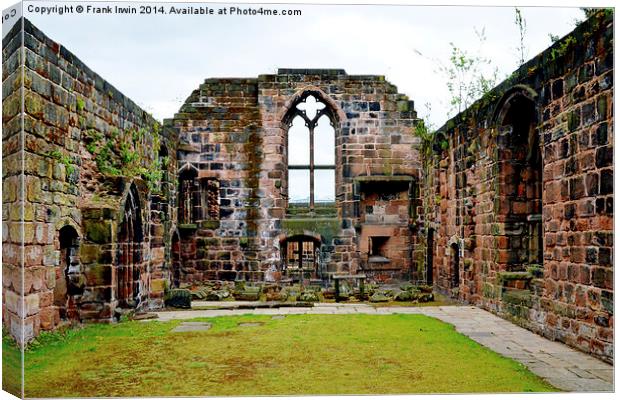 One of Birkenhead Priory’s (St. Mary’s Church) old Canvas Print by Frank Irwin