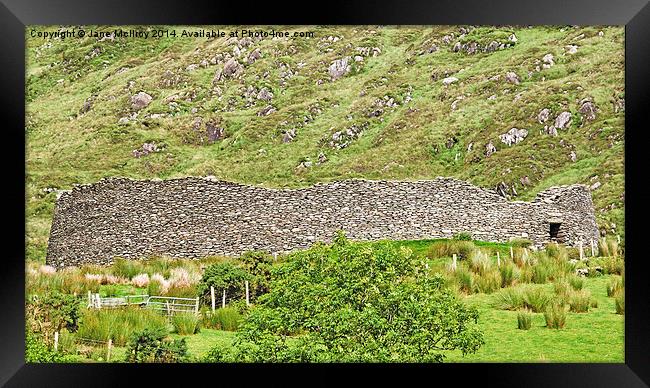 Staigue Fort Framed Print by Jane McIlroy