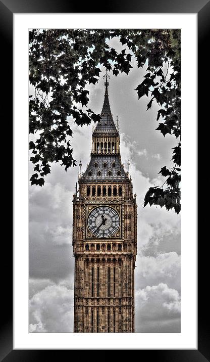 Big Ben Framed Mounted Print by Andy Huntley