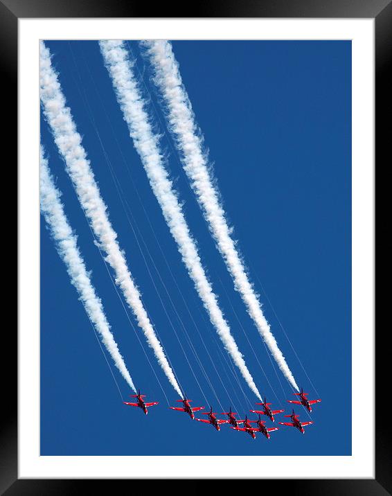 Formation Flying Framed Mounted Print by Andy Huntley
