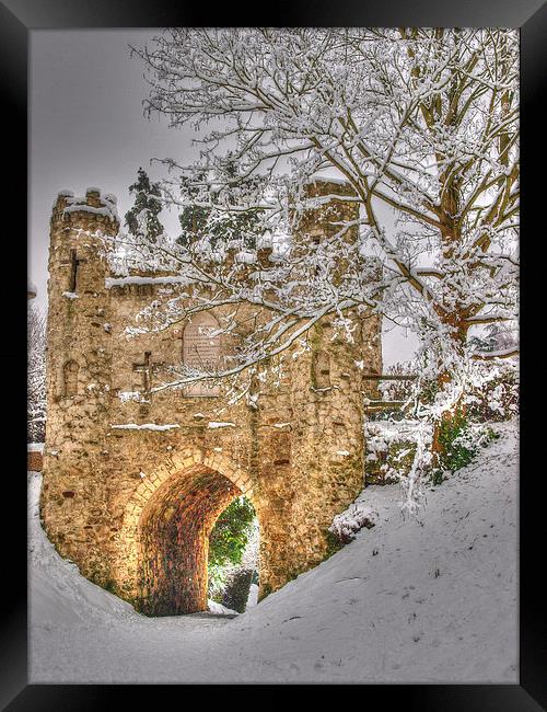Reigate Castle Framed Print by Andy Huntley
